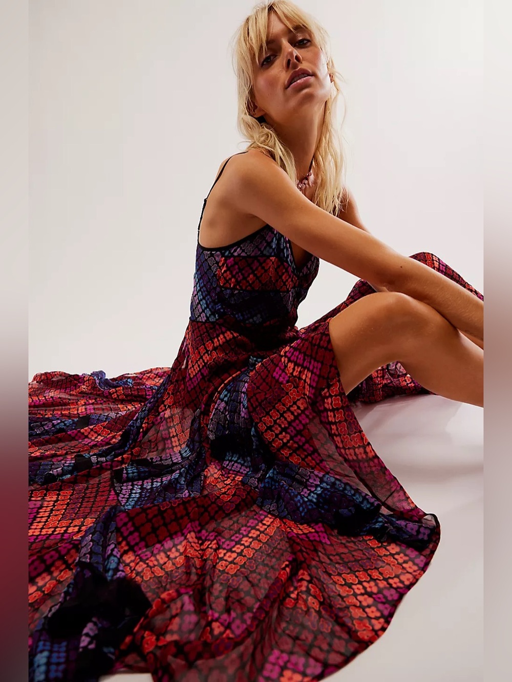 Free People Honey Bee Midi Dress